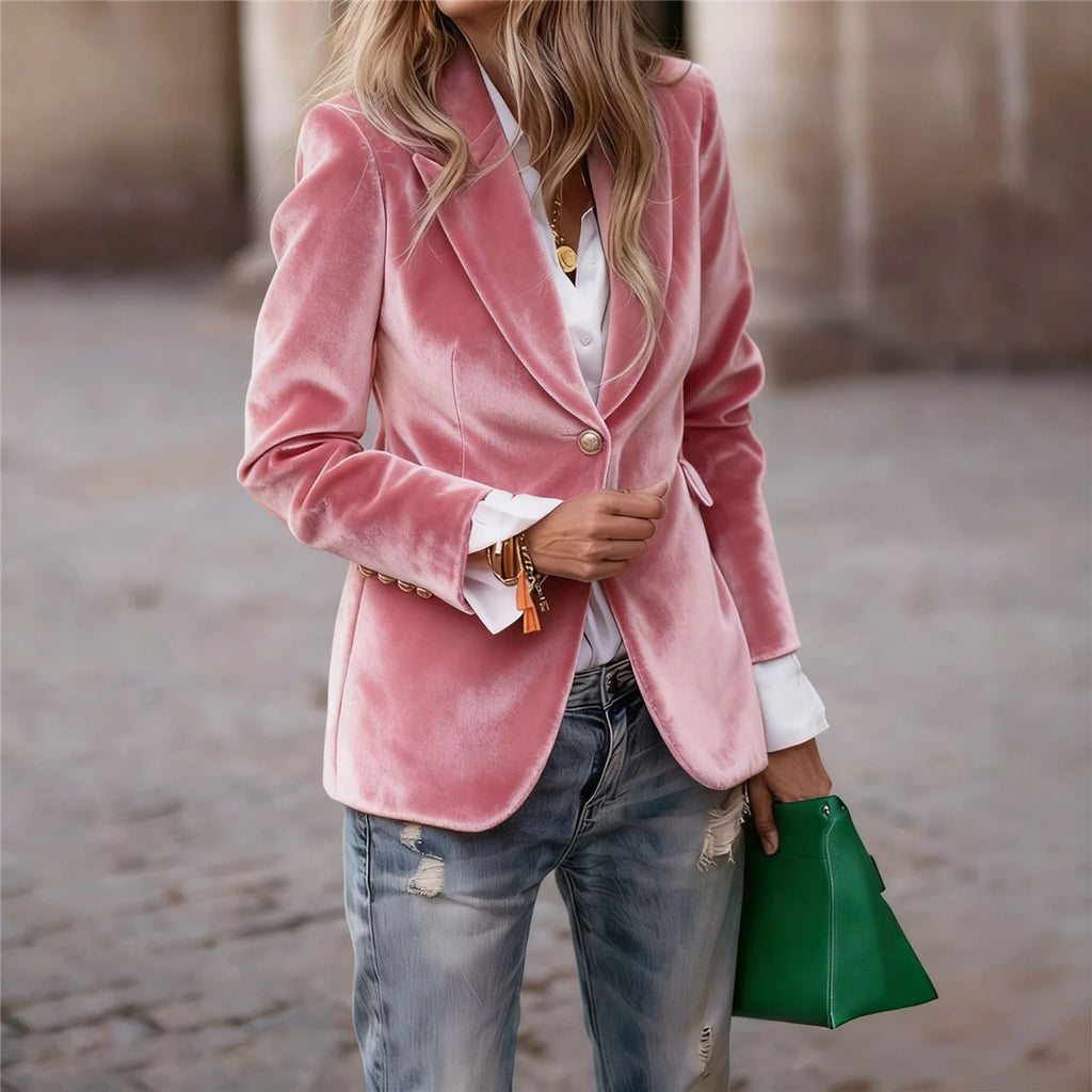 Blazers Jacket Slim Fit Office Lady -Fashion