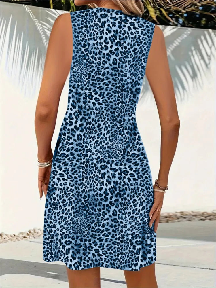 Summer Style Leopard Dress
