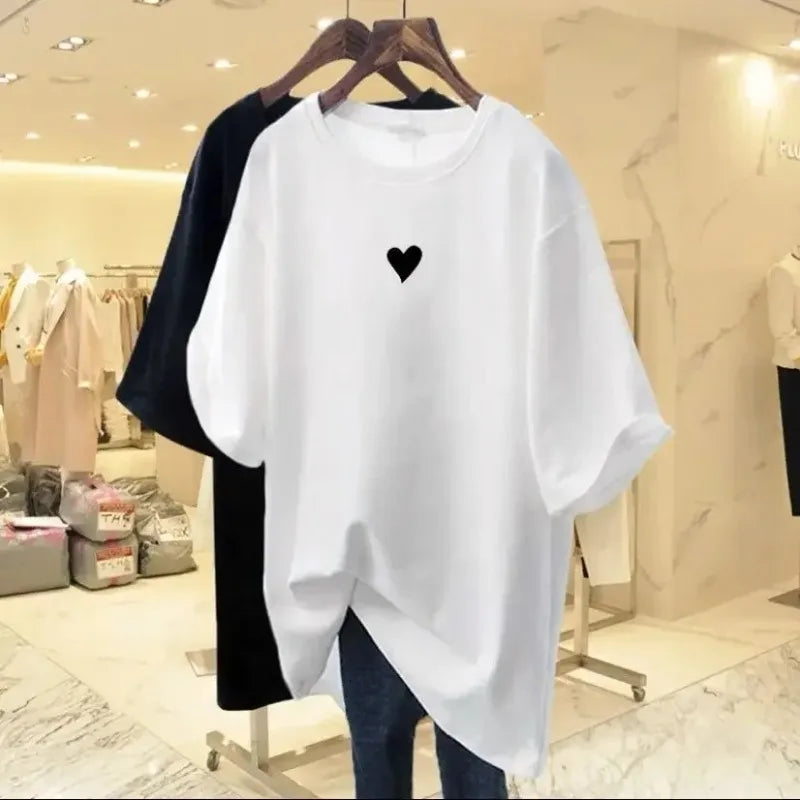 T-shirt Basic Summer Love Printed