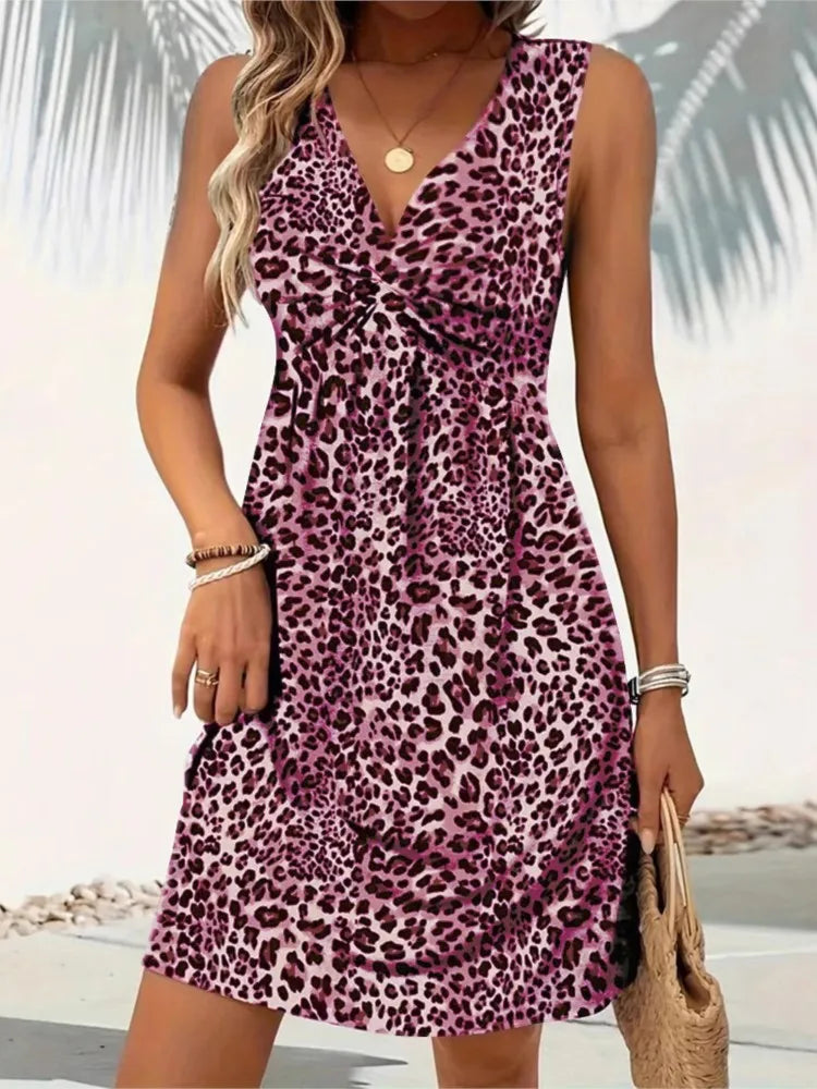 Summer Style Leopard Dress