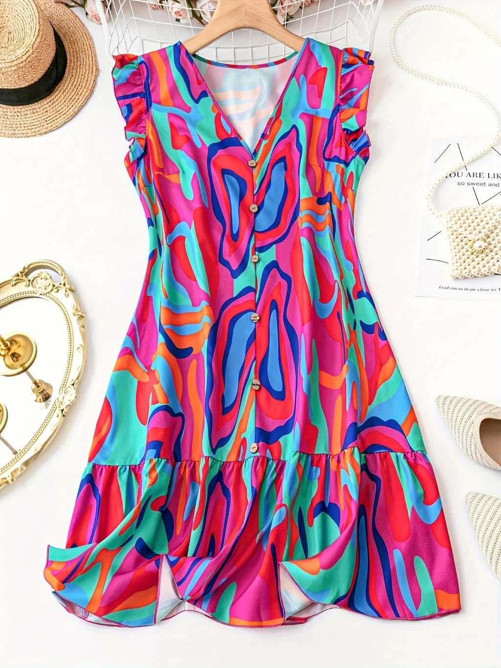 Print Dress Women's Casual Summer Floral