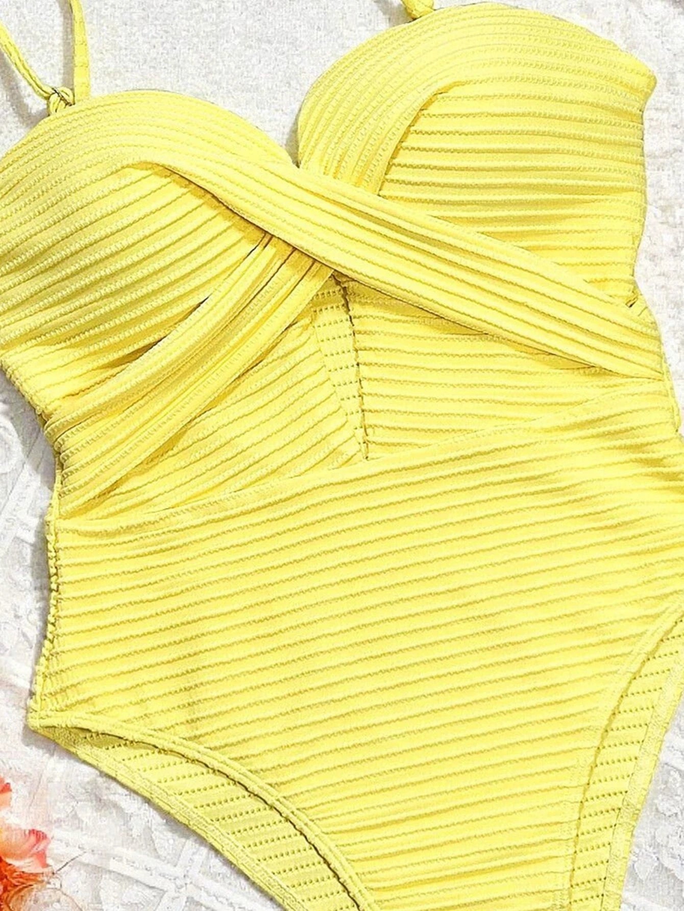 Sexy Yellow Swimwear