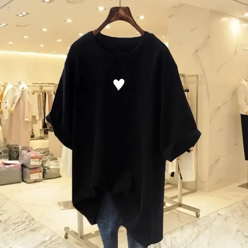 T-shirt Basic Summer Love Printed